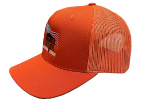Orange Baseball Hat - Side