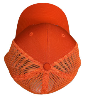 Orange Baseball Hat - Top