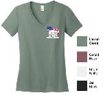 Click here for more information about Ladies V-Neck Tee Shirts