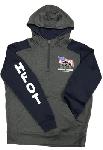 Click here for more information about Sport Tek Colorblock Quarter Zip Hooded Sweatshirt